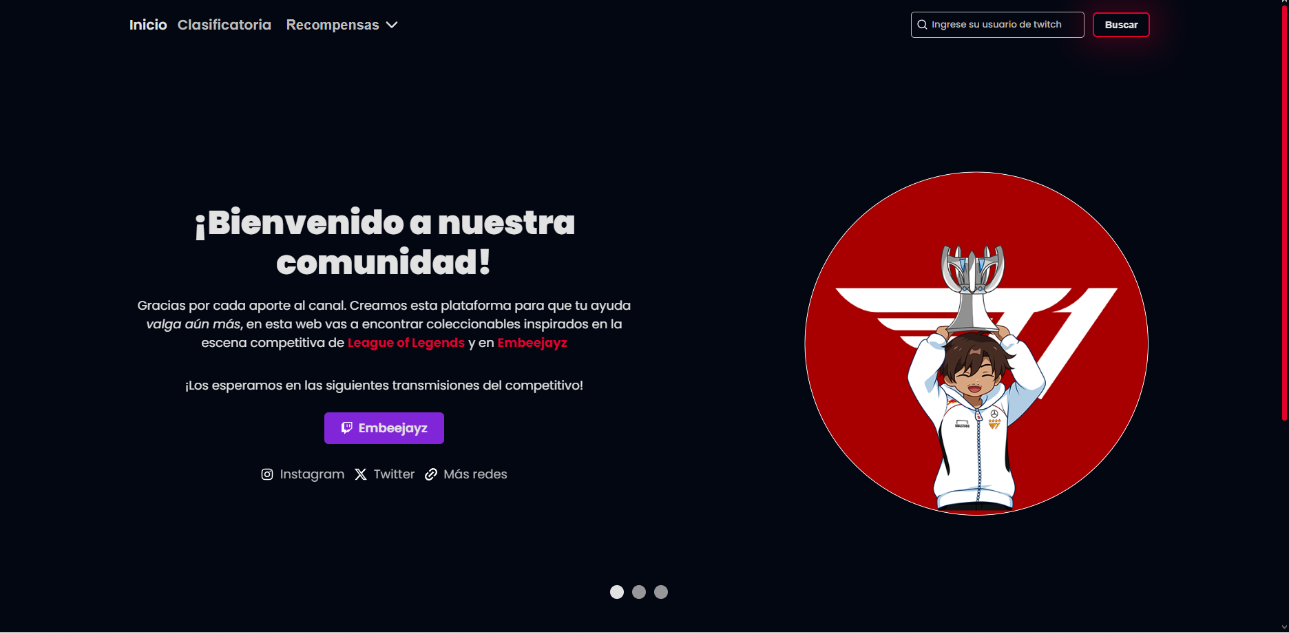 Embeejayz Recompensas